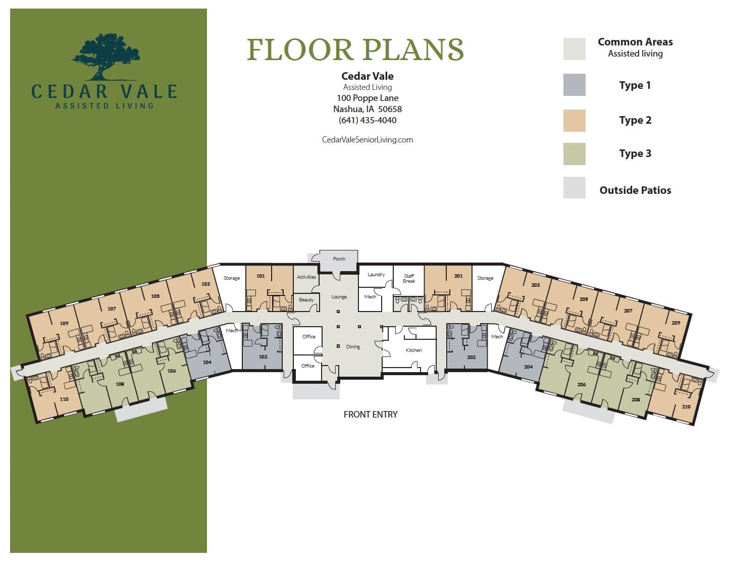 Cedar Vale Floor Plans