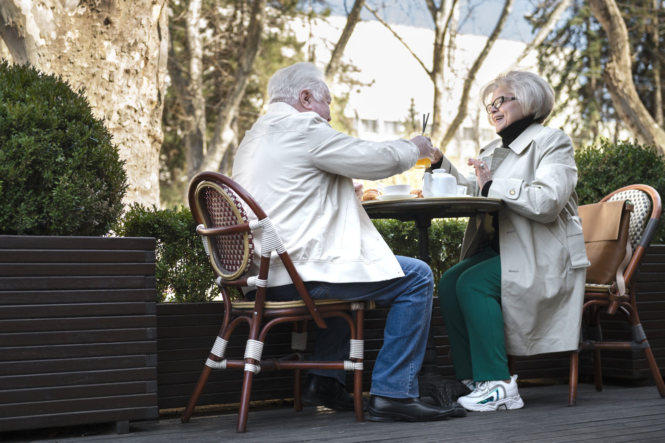 Staying active in community and fun activities helps senior avoid isolation.