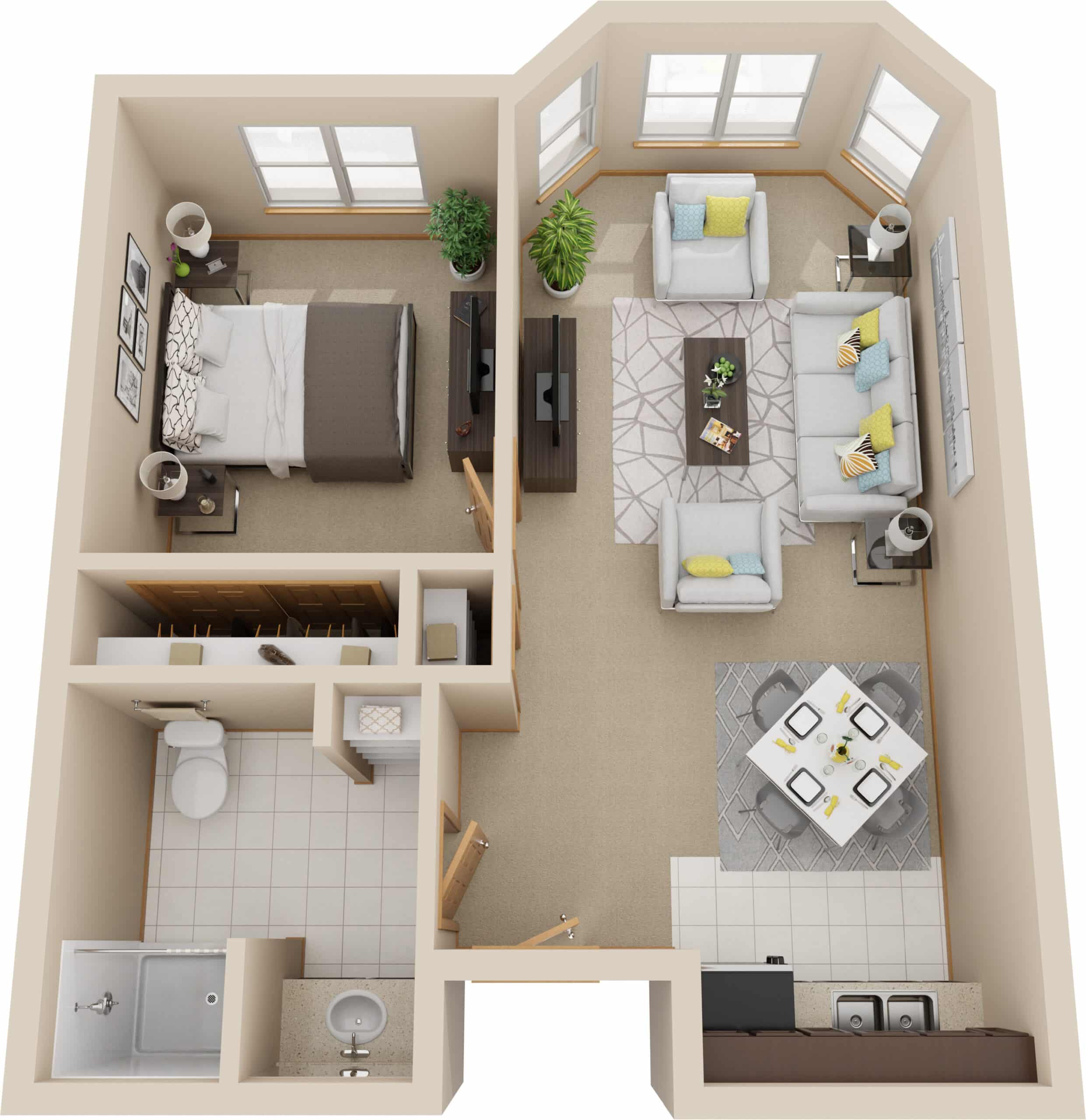Senior Living Floor Plans for Garden View Place in IA