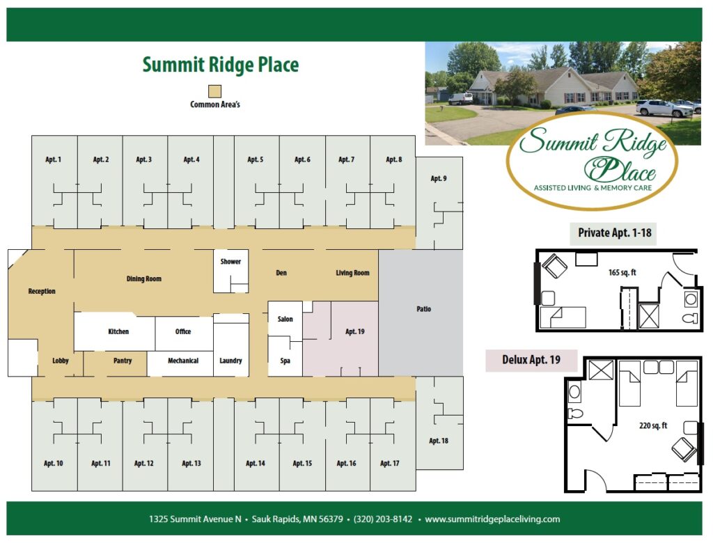 Summit Oak Place Floor Plans